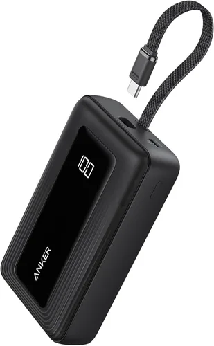 Vista 12 de Anker Cargador Portátil, Banco de Energía de 10,000mAh 30W, Paquete de Batería de Carga Rápida USB-C de Entrada y Salida, Cargador de Teléfono