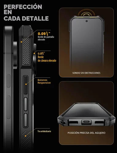 Vista 8 de SUPCASE Funda magnética resistente para Google Pixel 10 Pro XL con soporte (agarre Unicorn Beetle), [compatible con MagSafe]