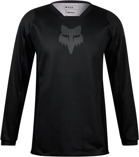 Vista 6 de Fox Racing Camiseta de motocross juvenil para niños Blackout