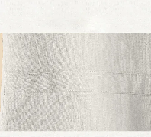 Vista 3 de Chaleco de lino de algodón para mujer, casual, sin mangas, con cuello en V, chaqueta con bolsillos