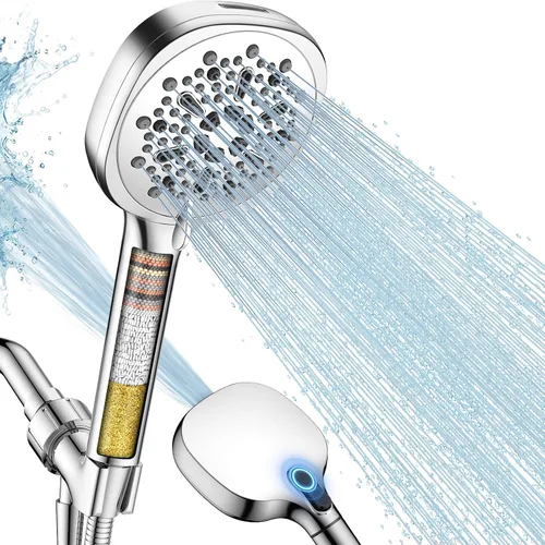 Vista 9 de Filtered Shower Head with Handheld, High Pressure Shower Head with Filters