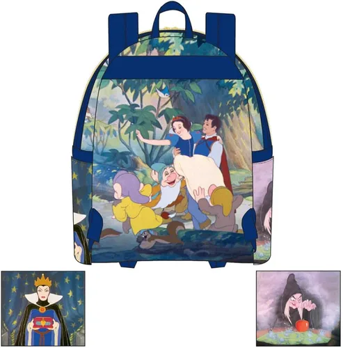 Vista 3 de Loungefly Mini mochila Disney Snow White Scenes Multicolor