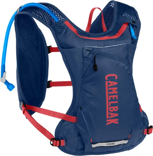 Vista 3 de CamelBak Chase Race 4 Bike Hydration Vest with 50oz Reservoir, Lightweight Racing Fit for Fast Road and Gravel Riding Azul Marroquí 2.0