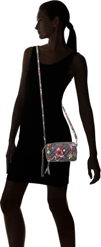 Vista 5 de Vera Bradley - Bolsa cruzada de algodón todo en uno con protección de interferencia de radiofrecuencia