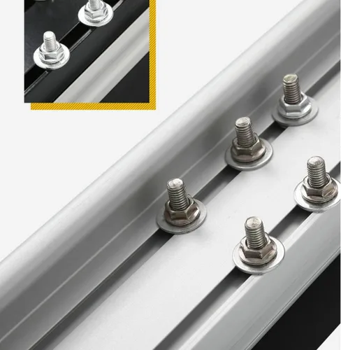 Vista 3 de 2 estribos de aluminio para estribos laterales, barras Nerf protectores de pedales laterales para Nissan Pathfinder 2022 2023