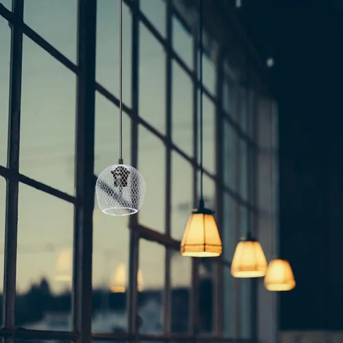 Vista 9 de Pantalla de lámpara de metal, pantalla de lámpara para el hogar, sombra de polvo para pantalla de luz de lámpara, 1 ud