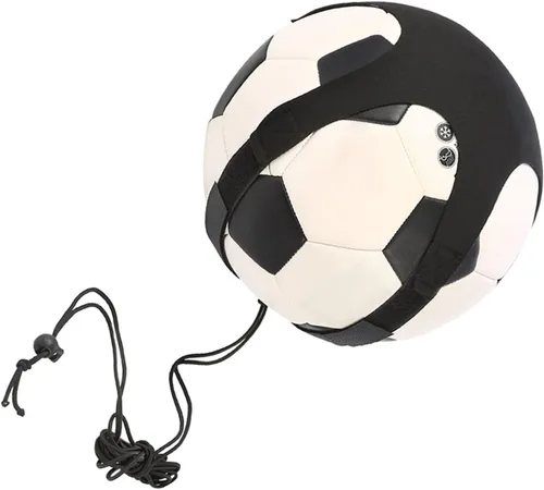 Vista 5 de CHICIRIS Entrenador de pelota de fútbol, niños Fútbol Fútbol Kick Trainer Habilidades Práctica Ejercicios Entrenamiento Cinturón de Cintura