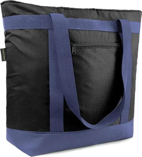 Vista 23 de BeeGreen Bolsa térmica térmica suave para comestibles, compras, playa, viajes, almuerzo, plegable, a prueba de fugas, enfriadores de hielo grandes