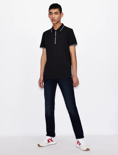 Vista 3 de AX ARMANI EXCHANGE - Polo de punto con cremallera para hombre