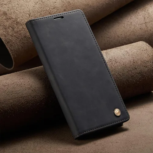 Vista 6 de Funda de cuero estilo cartera vintage para Samsung S