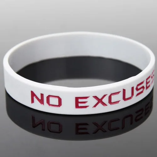 Vista 5 de 50 pulseras de silicona personalizadas para motivación, recuerdos de fiesta, eventos, cumpleaños, conciencia Negro