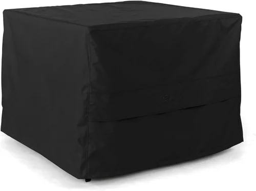 Vista 11 de Covermates Funda otomana cuadrada, de poliéster resistente, resistente a la intemperie, dobladillo con cordón, fundas para asientos y sillas, 26