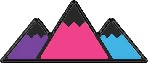 Vista 35 de Insignia tricolor - Compatible con Toy Taco, Tun y 4Run Negro con escala de grises TRI