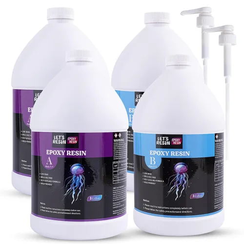 Vista 7 de LET'S RESIN EPOXY RESIN - Resina epoxi de 256 onzas, sin burbujas y epoxi transparente