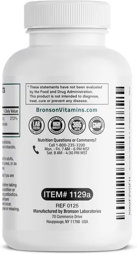 Vista 7 de Bronson Zinc Triple Play 30 mg Triple Cobertura Apoyo Inmune con Acetato de Zinc, Picolinato y Orotato - Apoyo inmunológico, antioxidante