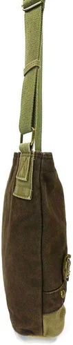 Vista 5 de Chala Patch Cross-Body - Bolso bandolera de lona para mujer, color verde oliva