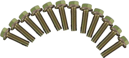 Vista 3 de Kit de hardware de pernos de cabezal de colector de escape de 12 piezas 03413B para Chevy GMC LS1 LS2 LT1 LS3 Kit de colector de pernos con brida