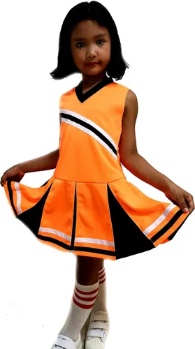 Vista 8 de Total 2550 Disfraz de animadora para niñas pequeñas, uniforme de animadora, disfraz de Halloween