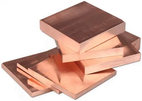 Vista 3 de Pure Copper Metal Sheet 99.9% Pure Copper Block T2 Copper Flat Bar Width 20mm/0.8inch Thickness 20mm Length,20mm