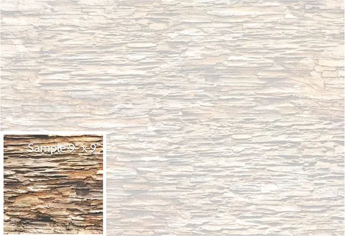 Vista 18 de Dundee Deco REAZ185FB - Panel de pared 3D de PVC de pizarra sintética marrón, 3.1 pies x 2.1 pies (37.4 in x 25.6 in), decoración de paneles