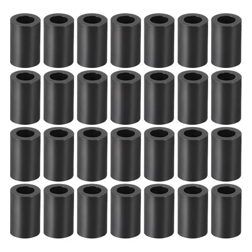 Vista 25 de YOKIVE 300 Pcs Black Round Spacer, Not Threaded Washers with High Insulation Effect, Keep Height Consistent, Great for M3 Screws (ABS, 3.2mmx7mmx2mm)