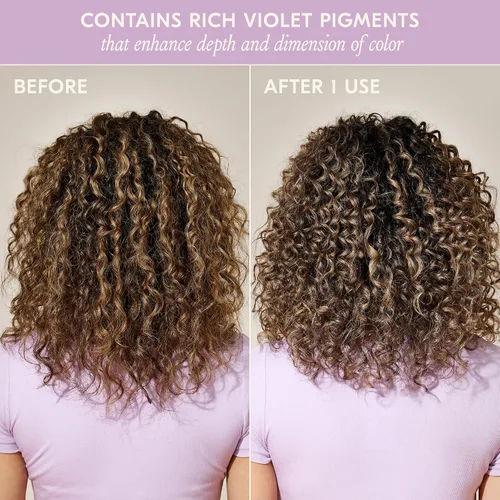 Vista 4 de DAE Champú Morado Violet Hour - Combate los Tonos Cobrizos, Realza el Color y Repara el Daño (10 oz)