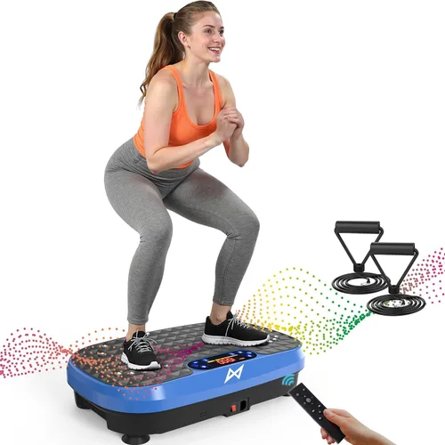 Vista 15 de AXV Vibration Plate Exercise Machine Fitness Platform Body Vibrating Board ARK.ROSA