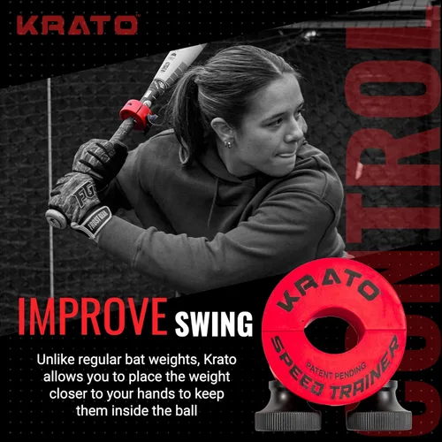 Vista 3 de Krato Bat Weight - Baseball and Softball Bat Training Weight for Youth, High School, College