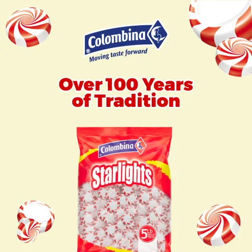 Vista 8 de Colombina Starlight Mints - Caramelos duros de menta, envueltos individualmente, sabor a menta, 430 unidades (80 onzas)