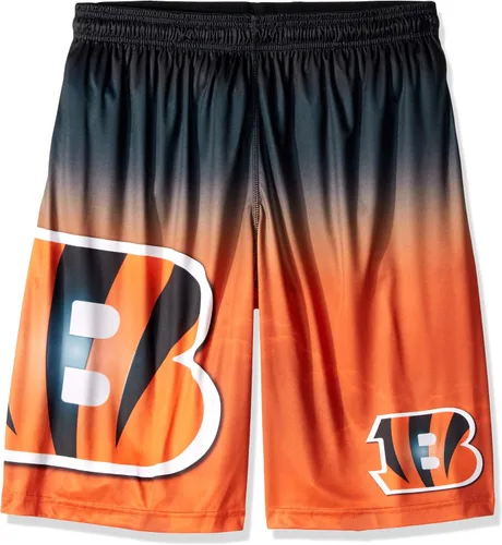 Vista 13 de FOCO Mens NFL Football Team Logo Gradient Big Logo Training Shorts