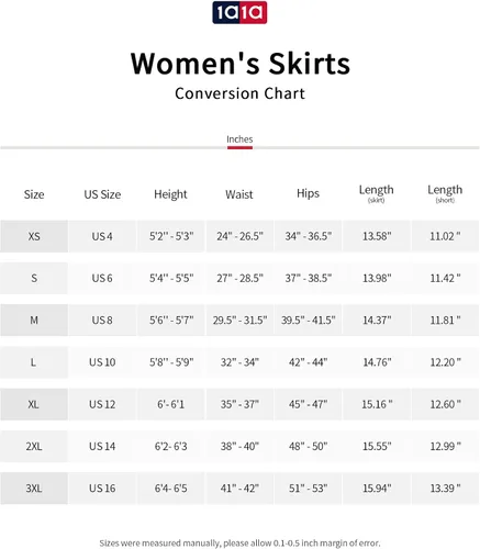 Vista 6 de 1a1a Faldas de tenis y golf para mujer con pantalones cortos y bolsillos de cintura alta, falda pantalón atlética deportiva