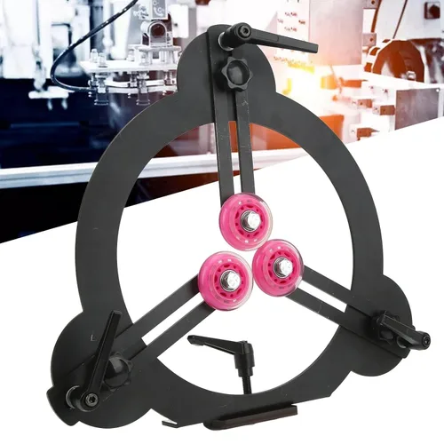 Vista 4 de Torno de madera para torneado de precisión ajustable, accesorios de torno de madera, herramienta de torneado de acero redondo para carpintería
