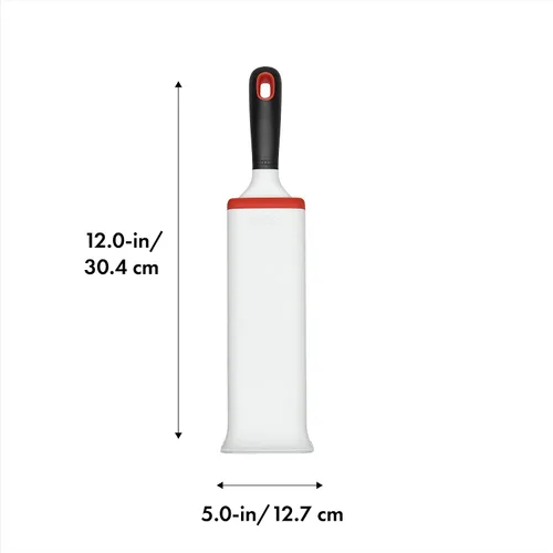 Vista 2 de OXO Furlifter - Rodillo para pelusas para muebles, color blanco