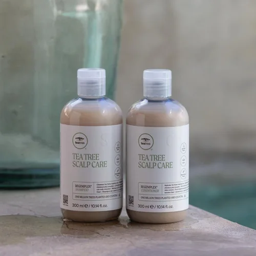 Vista 4 de Tea Tree Champú Regeniplex para el cuidado del cuero cabelludo, espesa y fortalece, para adelgazar el cabello