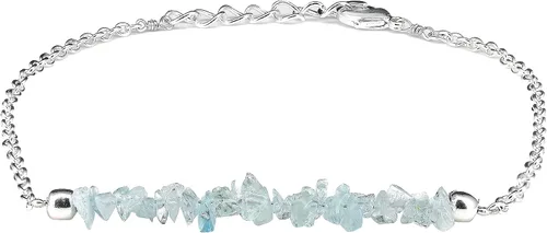 Vista 17 de Gempires - Pulsera de barra de chips naturales, cristales curativos de energía, regalo de cumpleaños, joyería de piedras preciosas de 8 pulgadas