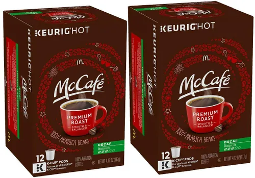 Vista 15 de McCafe Café descafeinado tostado premium, cápsulas Keurig K-Cup de una sola porción, descafeinado, 60 unidades, (6 paquetes de 10)
