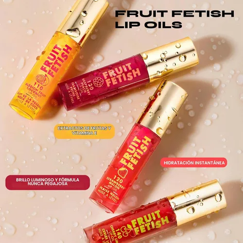 Vista 5 de Milani Fruit Fetish - Aceite de labios hidratante tintado, color lima 140 - Lima cereza
