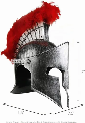 Vista 4 de Munetoshi Casco medieval tipo 4 de caballero de plástico para Halloween, accesorio para fiestas de disfraces de cosplay