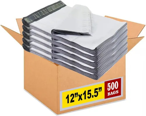 Vista 8 de iMBAPrice - Bolsa de correo para sobres, familiar , 25,4 x 33 cm. Impermeable, resistente al desgarro, para camisetas, ropa, libros