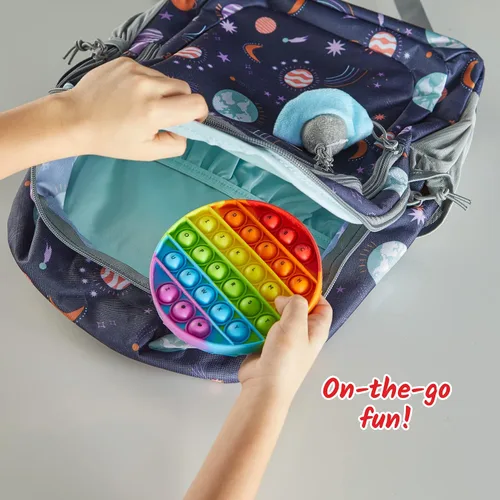 Vista 6 de hand2mind Juguetes sensoriales de burbujas del alfabeto, juguetes para la ansiedad para niños, juguetes de letras, juguetes de motricidad fina