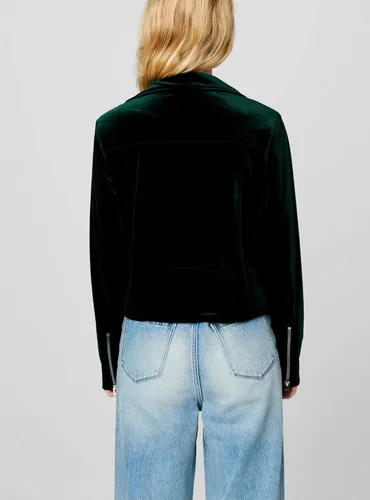 Vista 3 de BLANKNYC Ropa de lujo para mujer, chaqueta de moto de cuero vegano, abrigo cómodo y elegante