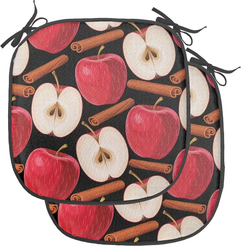 Vista 24 de Ambesonne Flamingo - Cojín de asiento para silla, diseño de fantasía exótica con elementos de vida silvestre hawaiana en colores pastel, acolchado