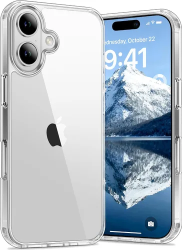 Vista 22 de Vakoo Funda transparente para iPhone 11 Pro Max, antiamarilleo, color negro