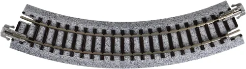 Vista 2 de Kato USA Model Train Products UNITRACK Pistas compactas (4 piezas), 5.906 in/(6") Radio/45 grados