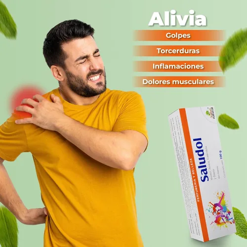 Vista 5 de Gel tópico corporal de mentol, árnica, caléndula y aloe homeopático