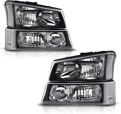 Vista 23 de PIT66 Faros LED, Compatible con 2003-2006 Chevy Silverado 1500 2500 3500 HD 2003 2004 2005 2006, Compatible con 2003-2006 Chevy Avalanche 1500 2500