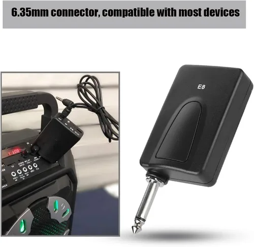 Vista 5 de Micrófono inalámbrico UHF con pantalla LED