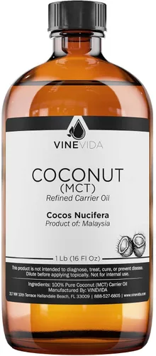 Vista 7 de VINEVIDA MCT - Aceite portador de coco de 4 onzas, aceite de coco MCT sin diluir, 4 onzas, aroma de aceite de vela de coco MCT, aromas de velas