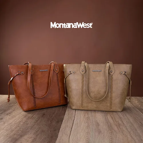 Vista 7 de Montana West Large Tote Bags for Women Concealed Carry Purses Top-Handle Shoulder Bags,MWC-G097