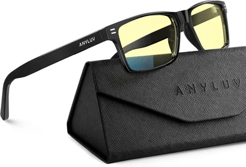 Vista 9 de ANYLUV Blue Light Blocking Glasses for Men Anti Blue Light Glasses for Men Women, Eye Strain Relief for Computer Gaming
